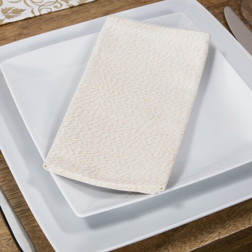 Napkins Gold Glitter Set of 4 - image 1