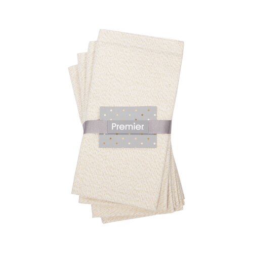 Napkins Gold Glitter Set of 4 - image 3