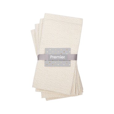 Napkins Gold Glitter Set of 4 - image 3