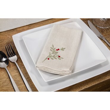 Napkins Holly Berry Set of 4 - image 2