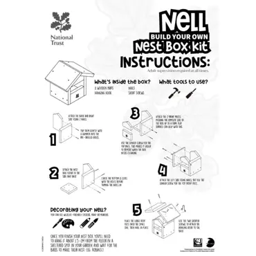 National Trust Kids BYO Nell Nest Box Kit - image 4
