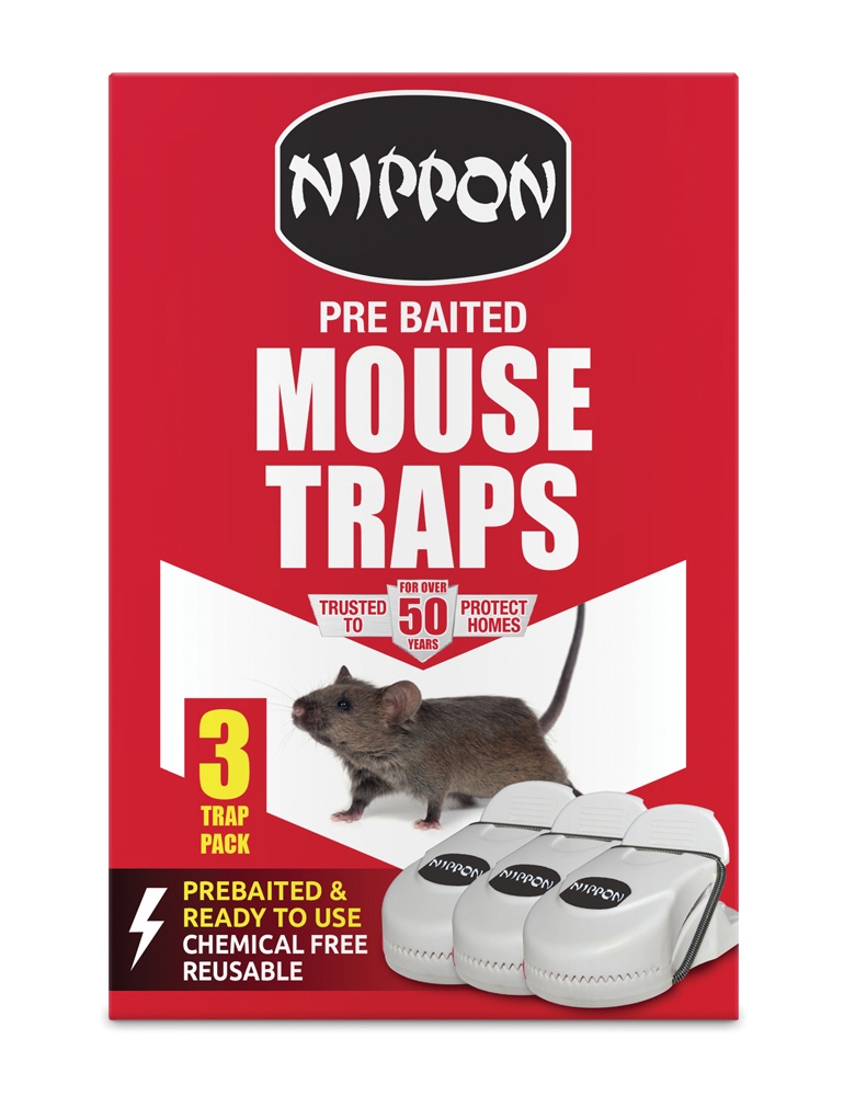 Nippon PreBaited Mouse Traps Stewarts Garden Centre