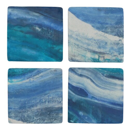 Ocean Resin Coaster