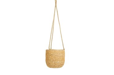Odda Hanging Natural Woven Lined Planter 17cm - image 2