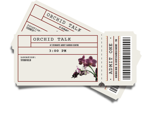 Orchid Talk at Stewarts Abbey Garden Centre Ticket