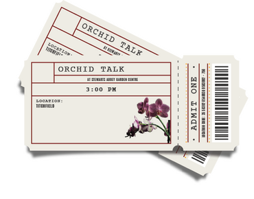 Orchid Talk at Stewarts Abbey Garden Centre Ticket