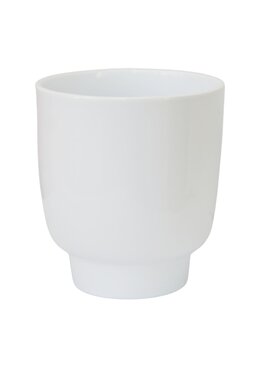 Orchid White Gloss Planter 13cm
