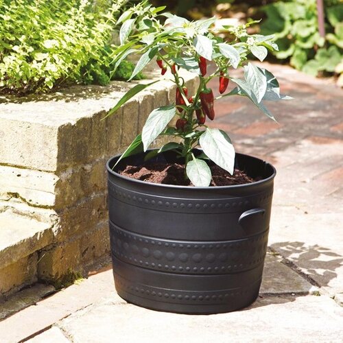 Patio Tub 35cm Gun Metal - image 2