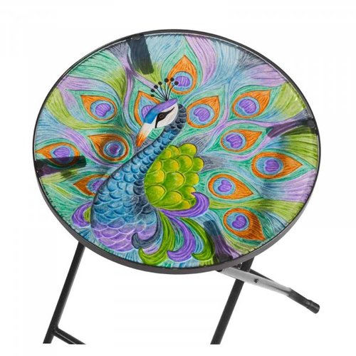 Peacock Glass Table - image 2