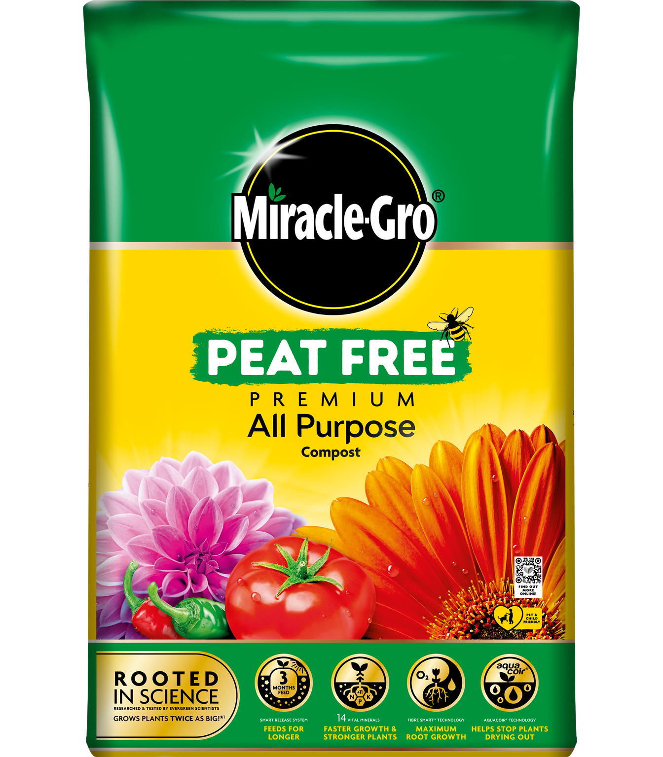 Peat Free MiracleGro All Purpose Compost 20L Stewarts Garden Centre