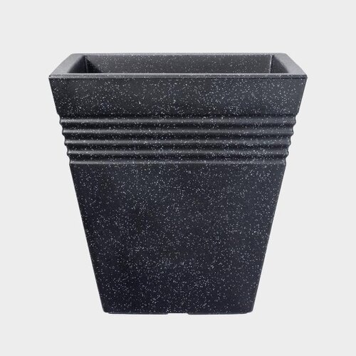 Piazza Planter Sq Granite 34cm - image 1