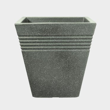Piazza Planter Sq Marble Green 40cm - image 1