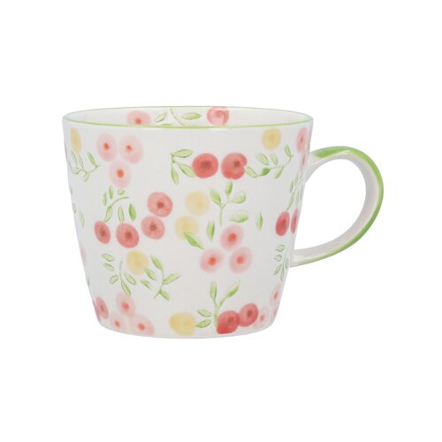 Pink Berries Stoneware Mug