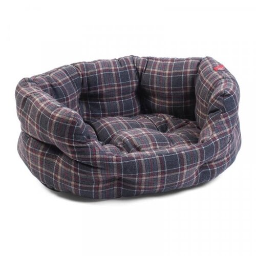 Plaid Oval Bed Medium - image 3