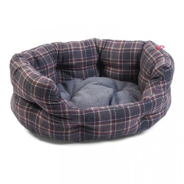 Plaid Oval Bed Small - image 2