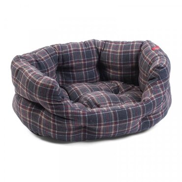 Plaid Oval Bed Small - image 3