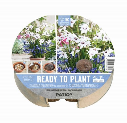Plant-O-Mat Tray White/Blue