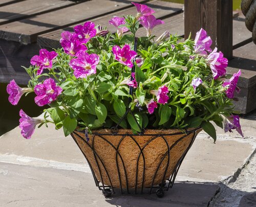 Planter Lattice Basket with Liner - image 2