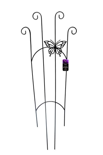 Pot Trellis Metal Butterfly 1m