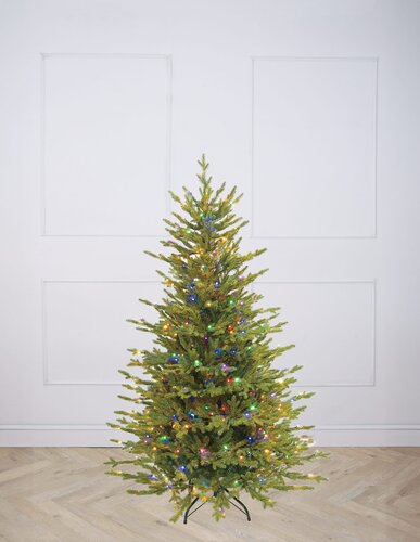 Pre-Lit Artificial Tree Vermont Spruce Tricolour - image 2