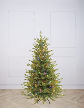Pre-Lit Artificial Tree Vermont Spruce Tricolour - image 2