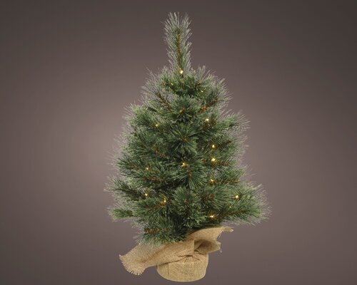 Cashmere Pre-Lit Mini Artificial Christmas Tree (60cm) - image 2