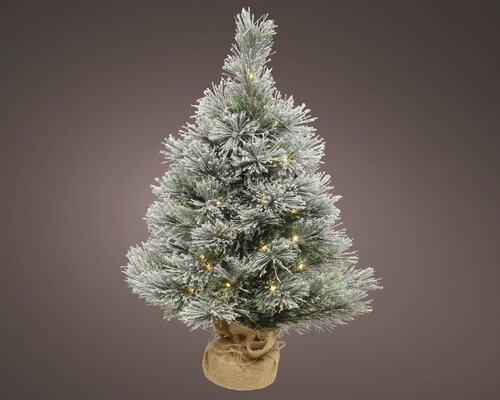 Cashmere Frosted Pre-Lit Mini Artificial Christmas Tree (60cm) - image 2