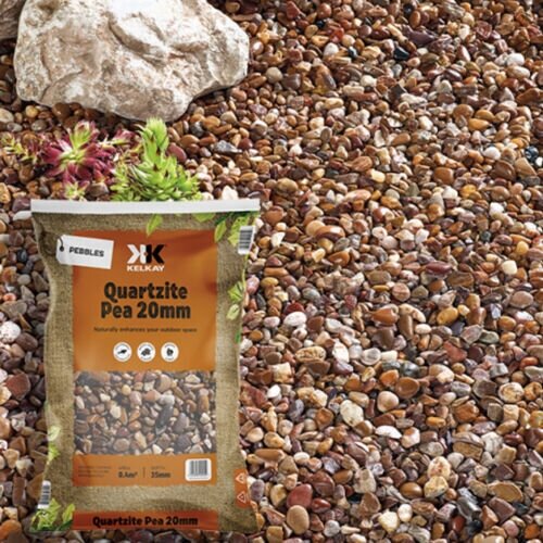 Premium Q/zite Pea Gravel 20mm