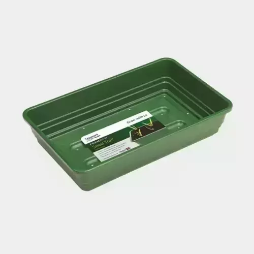 Premium Seed Tray 22cm w/Holes Dark Green