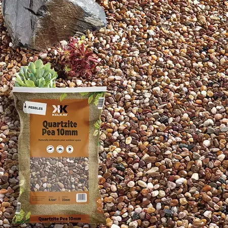 Quartzite Pea Shingle 10mm