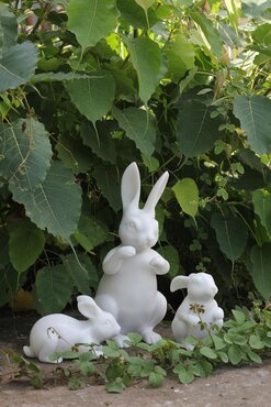 Rabbit Small Standing White