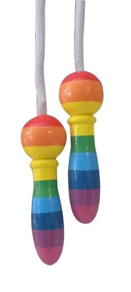 Rainbow Skipping Rope - image 1