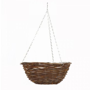 Rattan Hanging Basket 14" - image 1