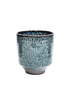 Reactive Glaze Navy Orchid Planter 13cm
