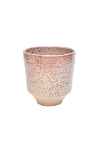 Reactive Glaze Rose Orchid Planter 13cm