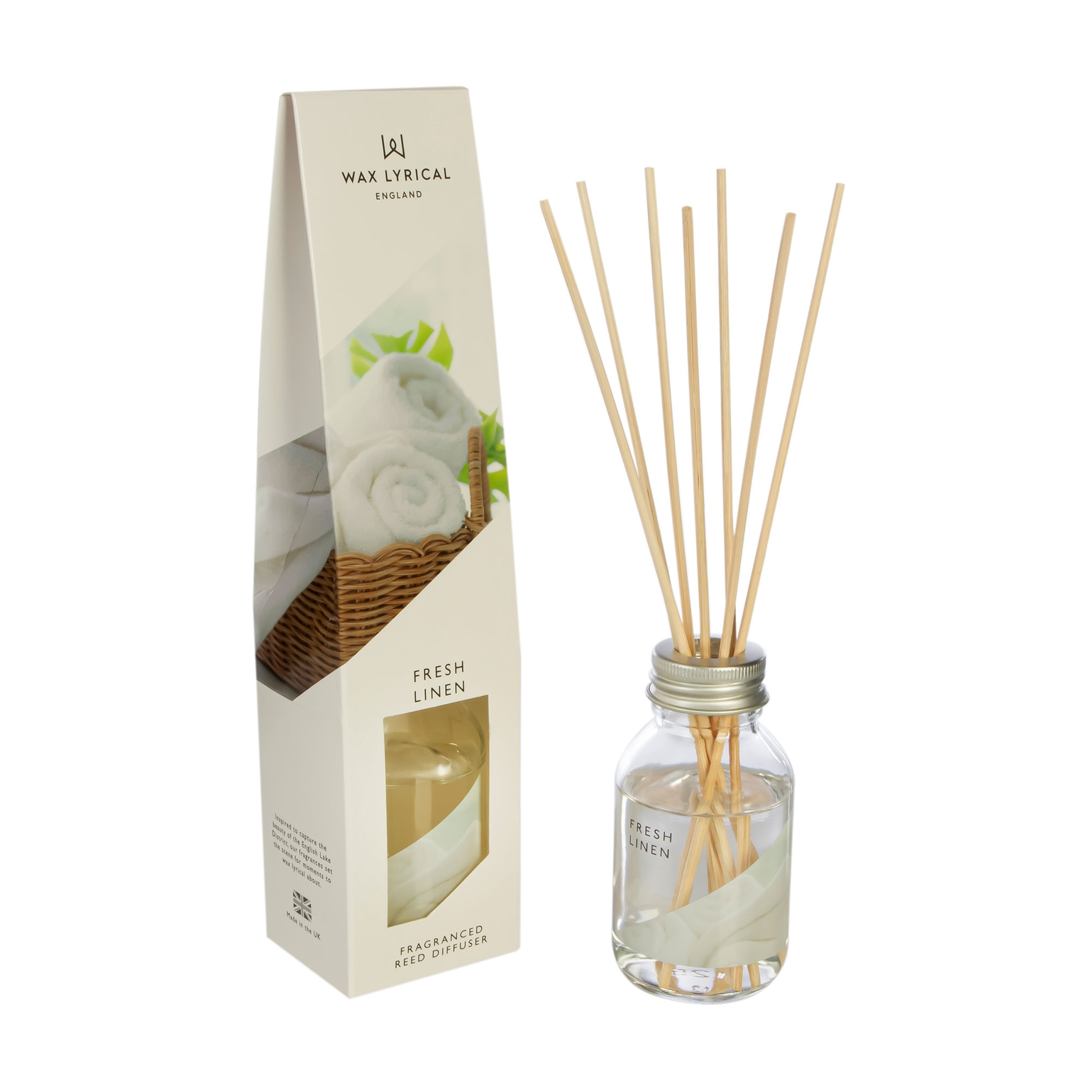 Reed Diffuser 100ml Fresh Linen - Stewarts Garden Centre