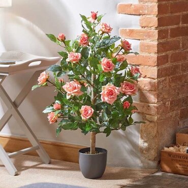 Faux Regent's Rose Perfect Pink 80cm - image 2