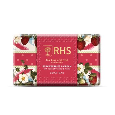 RHS Best Of Soap Strawberries Cream 200g