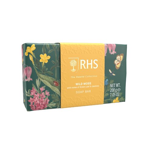 RHS Rewild Soap Wild Moss 200g