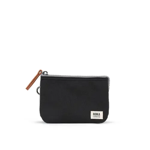ROKA Carnaby Small Recycled Canvas Wallet (Ash) - image 1