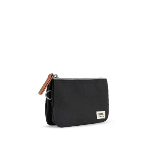 ROKA Carnaby Small Recycled Canvas Wallet (Ash) - image 2
