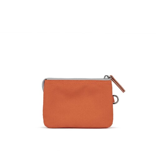 ROKA Carnaby Small Recycled Canvas Wallet (Pumpkin) - image 3