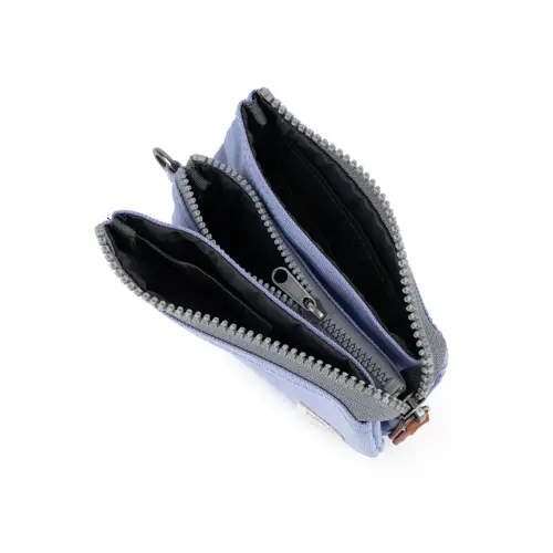 ROKA Carnaby Small Recycled Canvas Wallet (Thistle) - image 4