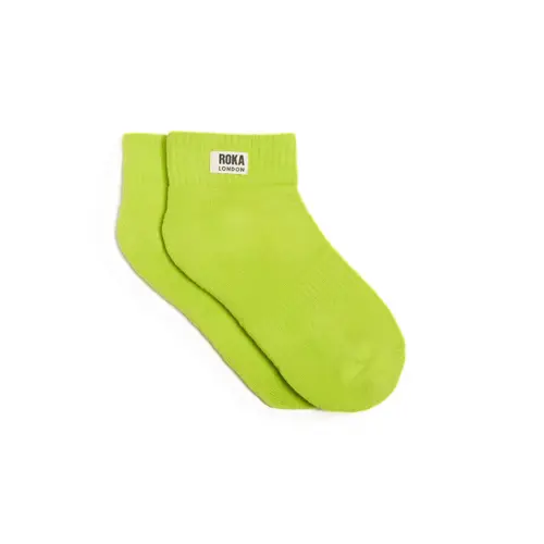 ROKA Wembley Ankle Socks Womens (Lime) - image 1