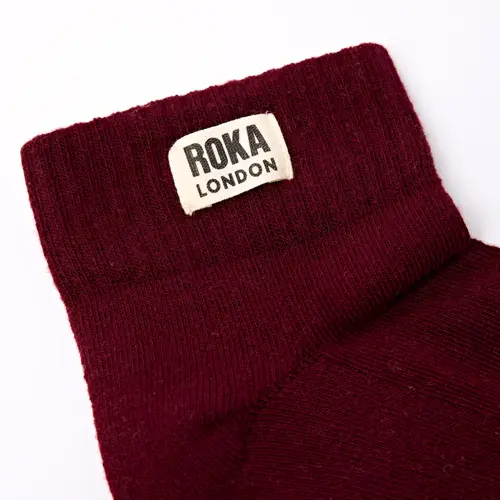 ROKA Wembley Ankle Socks Womens (Plum) - image 2