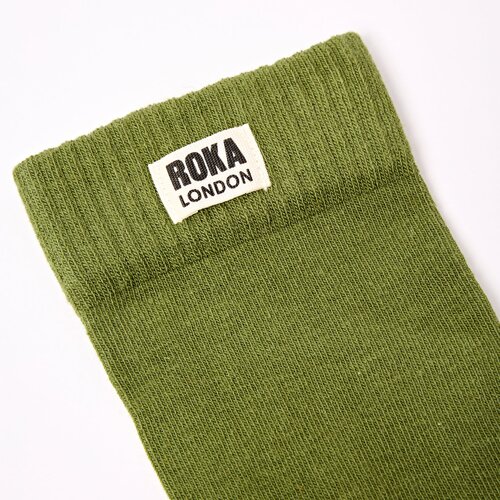 ROKA Wimbledon Crew Socks Men (Avocado) - image 2