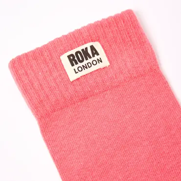 ROKA Wimbledon Crew Socks Women (Coral) - image 2
