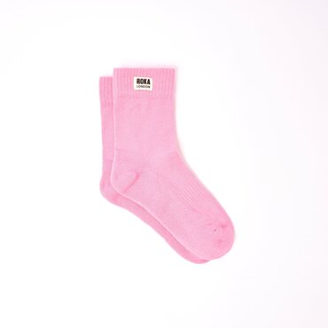 ROKA Wimbledon Crew Socks Women (Pink Carnation)