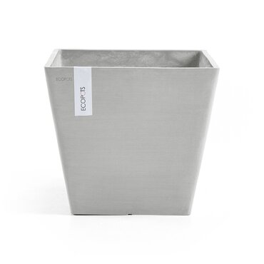 Rotterdam Eco Pot White Grey 40cm