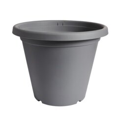 Round Plant Pot Charcoal 40cm